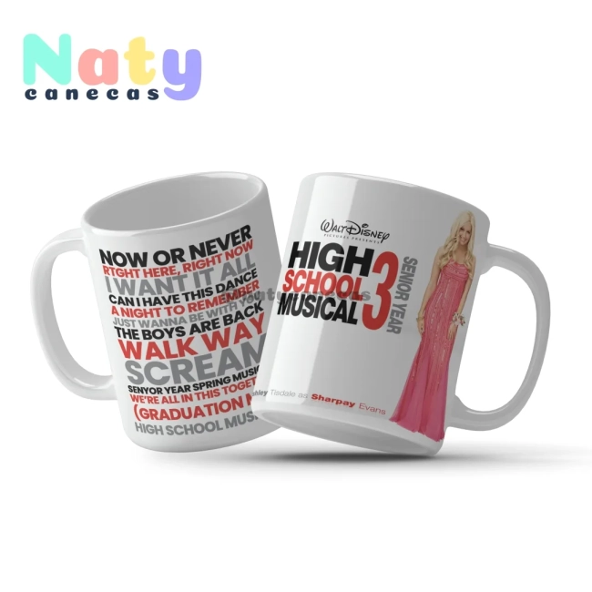 Caneca Personalizada Trilha Sonora High School Musical 3