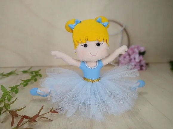 Kit Bailarina em Feltro * Chamar Chat