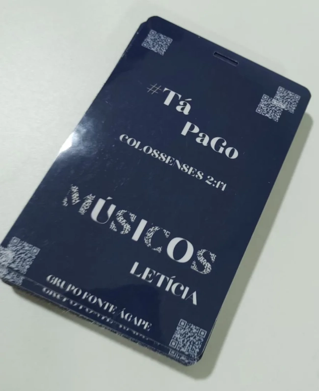 Credencial Personalizada 9x13 para Eventos Festas Shows