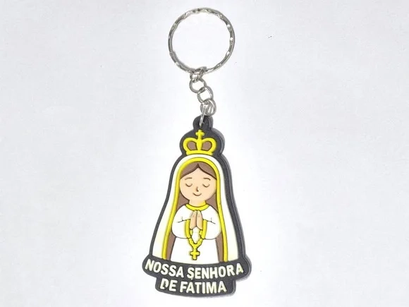 Chaveiro N.sra.aparecida e N.sra. de Fátima -4 Unidades