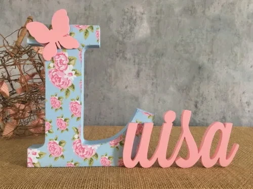 Jardim Encantado - Nomes Personalizados - Tecido