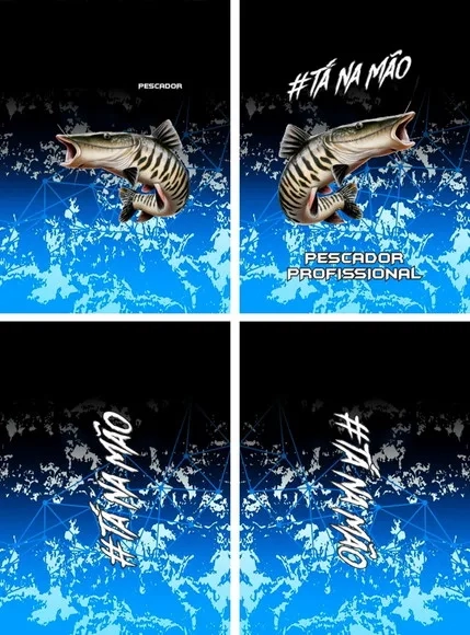 Arte Vetor Camisa Pesca-mod-0134