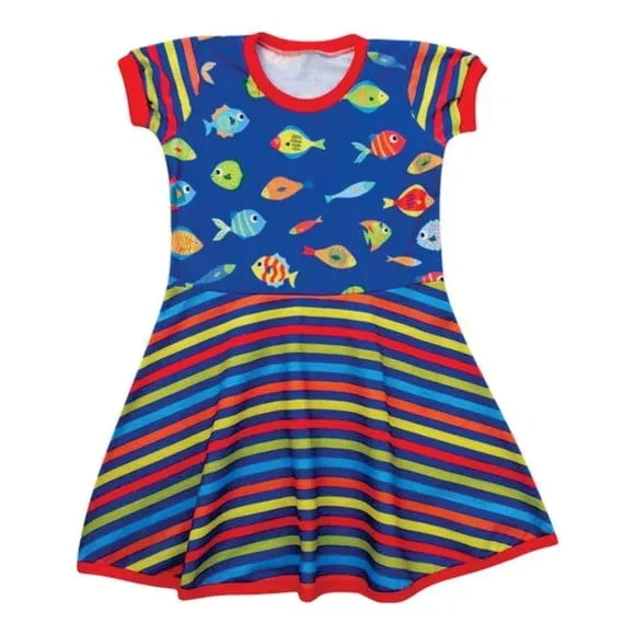 Vestido Infantil Peixinhos