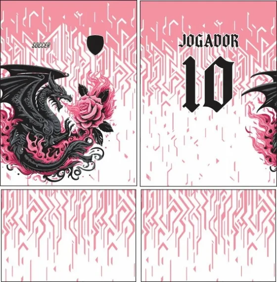Arte Vetor Camisa Interclasse Dragão 413