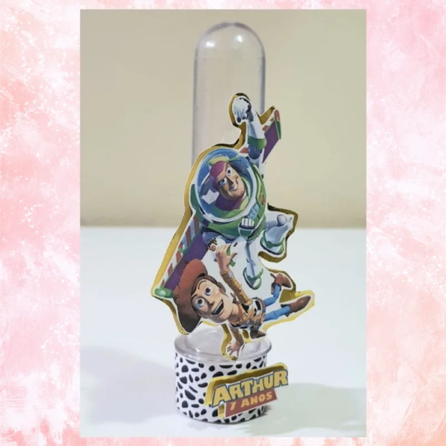 Tubete personalizado lembrancinha de festa Toy Story