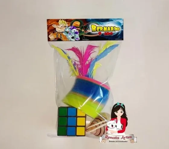 Kit Brinquedos Retrô Tema Dragon Ball Z