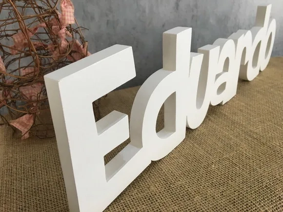 Letras Decorativas - nome em MDF Linha CH