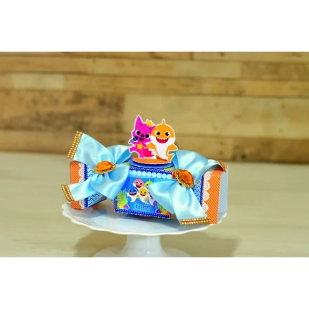 Caixa Bala Baby Shark Menino