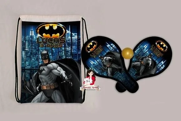 Mochila Ping Pong Tema Batman