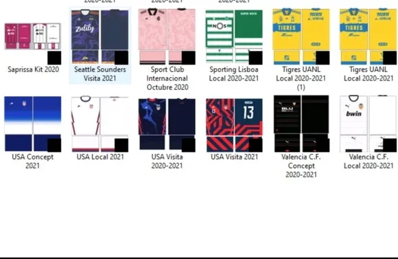 Vetores Camisa Futebol 2020/2021