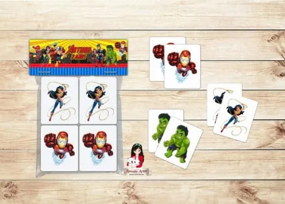 Jogo da Memória Heróis