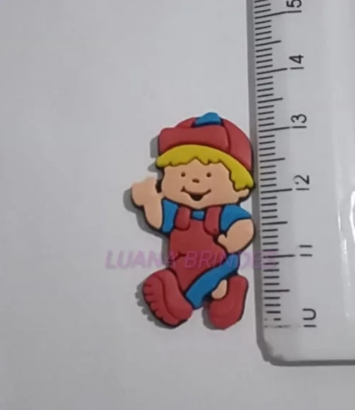 Apliques Emborrachado de Meninos Variados - pct c/ 9 unid