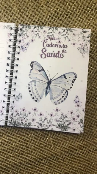 Caderneta de Saúde / Vacinação Personalizada - Borboletas