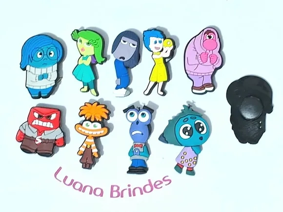 Pins de Crocs Divertidamente 2 Pacote C/9 Unidades