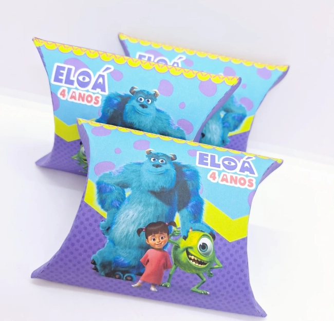 PEGUE E MONTE - Kit Festa MONSTR0 SA - Decoração de Festa - Caixinhas Personalizadas