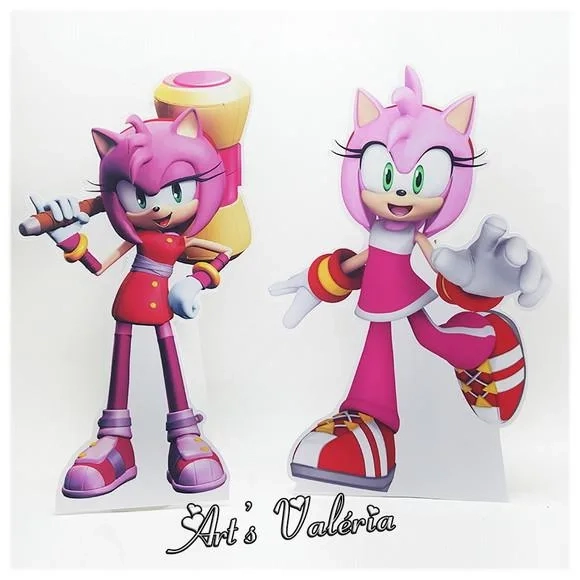 Display De Mesa Sonic Ou Amy - Cada