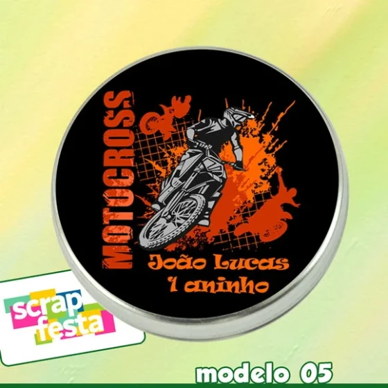 Latinhas Lembrancinhas 5x1 Motos