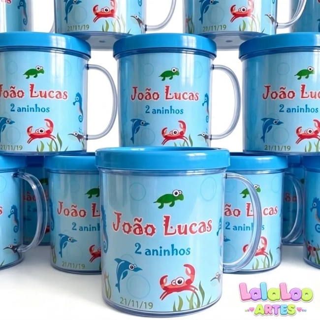 Caneca Fundo do Mar Personalizada