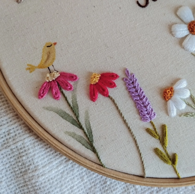 Quadro Decorativo Tudo Aqui Já Foi um Sonho | Bordado à Mão