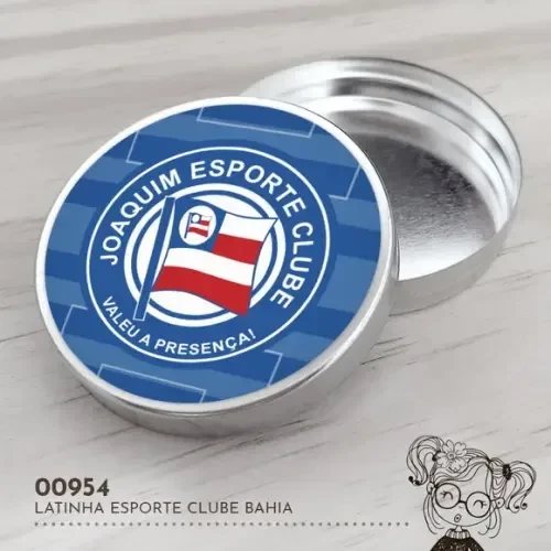 Latinha Adesivada Esporte Clube Bahia - 00954