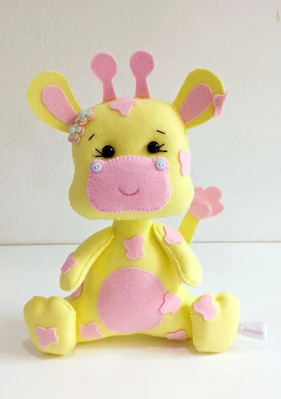 Combo Centro de Mesa Safári Baby Rosa 10 Peças