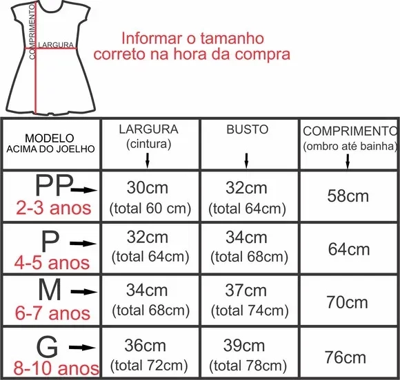 Vestido Infantil Capivara