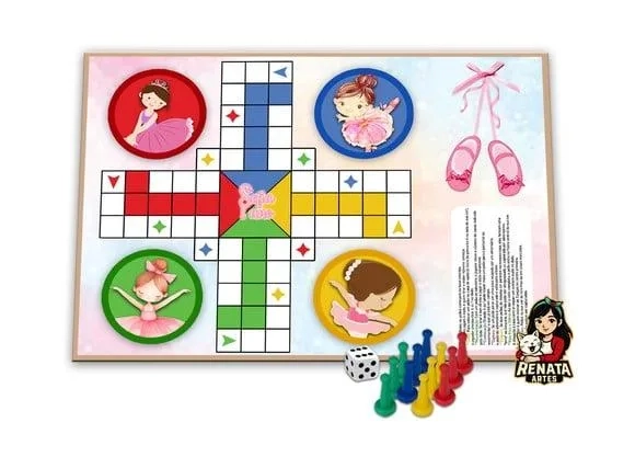 Jogo de Ludo Personalizado Bailarina