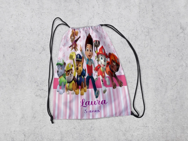 Mochilinha Personalizada da Patrulha Canina