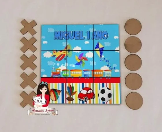 Jogo da Velha Personalizado Fábrica de Brinquedos