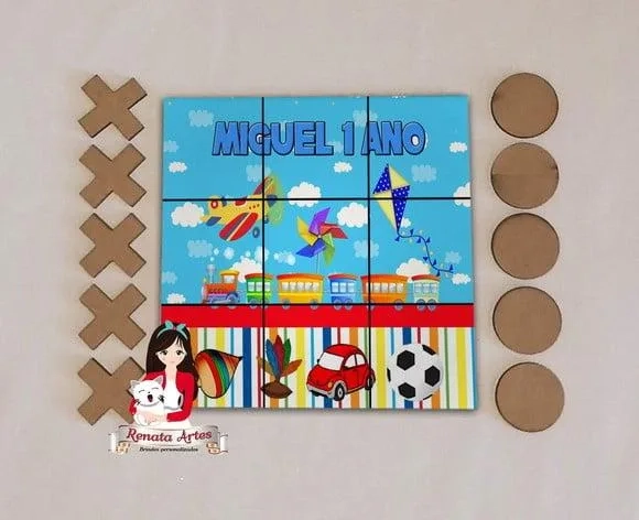 Jogo da Velha Personalizado Fábrica de Brinquedos