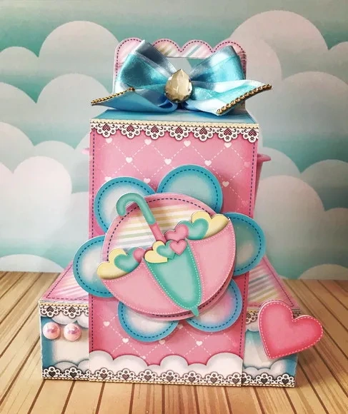 Kit 60 Lembrancinhas Chuva de Amor