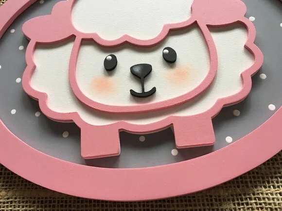 Quadrinhos - Decoração Bebê Ovelhinha