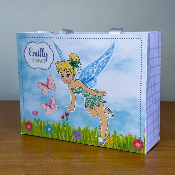 PEGUE E MONTE - Sacolinhas Personalizadas SININHO TINKER BELL - Decoração de Festa | Lembrancinhas | Aniversário | Personalizados