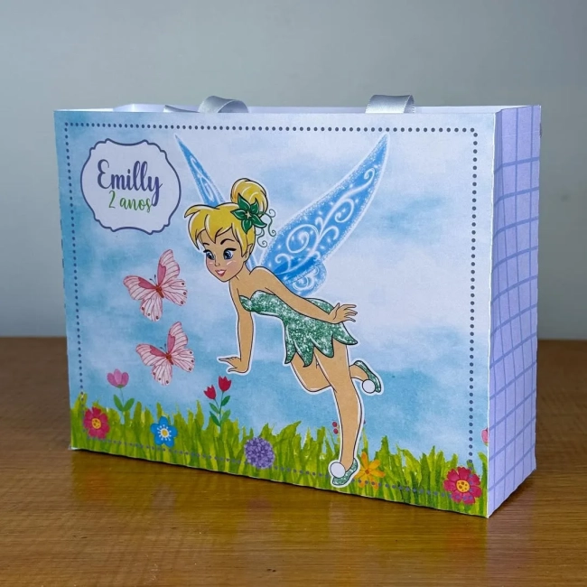PEGUE E MONTE - Sacolinhas Personalizadas SININHO TINKER BELL - Decoração de Festa | Lembrancinhas | Aniversário | Personalizados