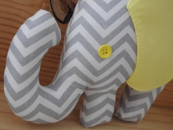 Almofada Elefante m - para Nichos Decorativa