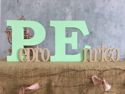 Letras Decorativas em MDF PERSONALIZADO 18cm