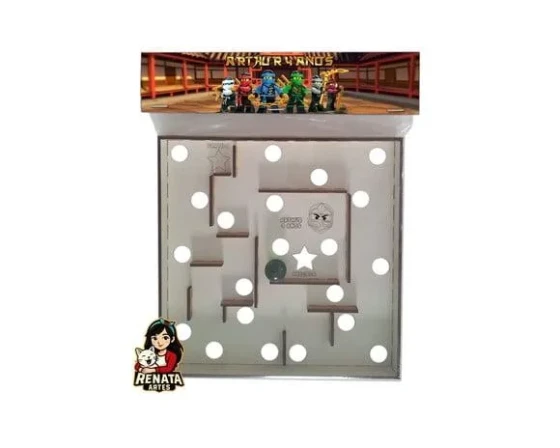 Labirinto Personalizado Lembrancinha Ninjago