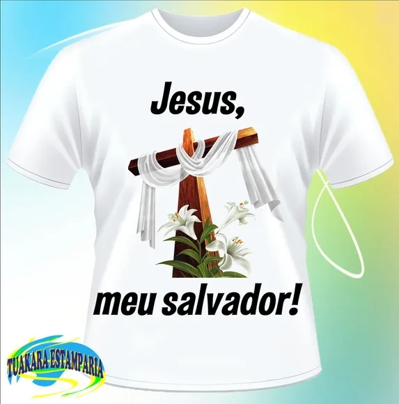 Camiseta Jesus, Meu Salvador