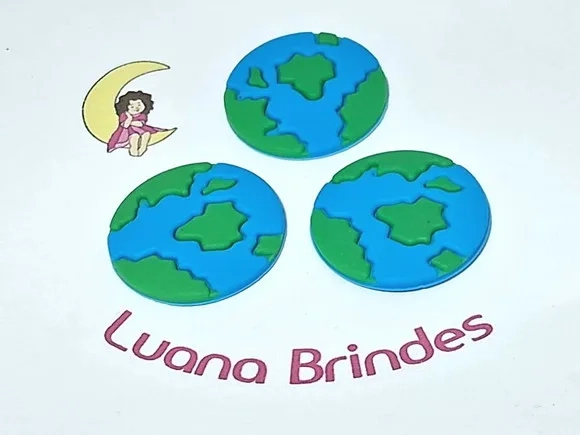 Aplique Planeta Emborrachado Pacote com 6 Unidades