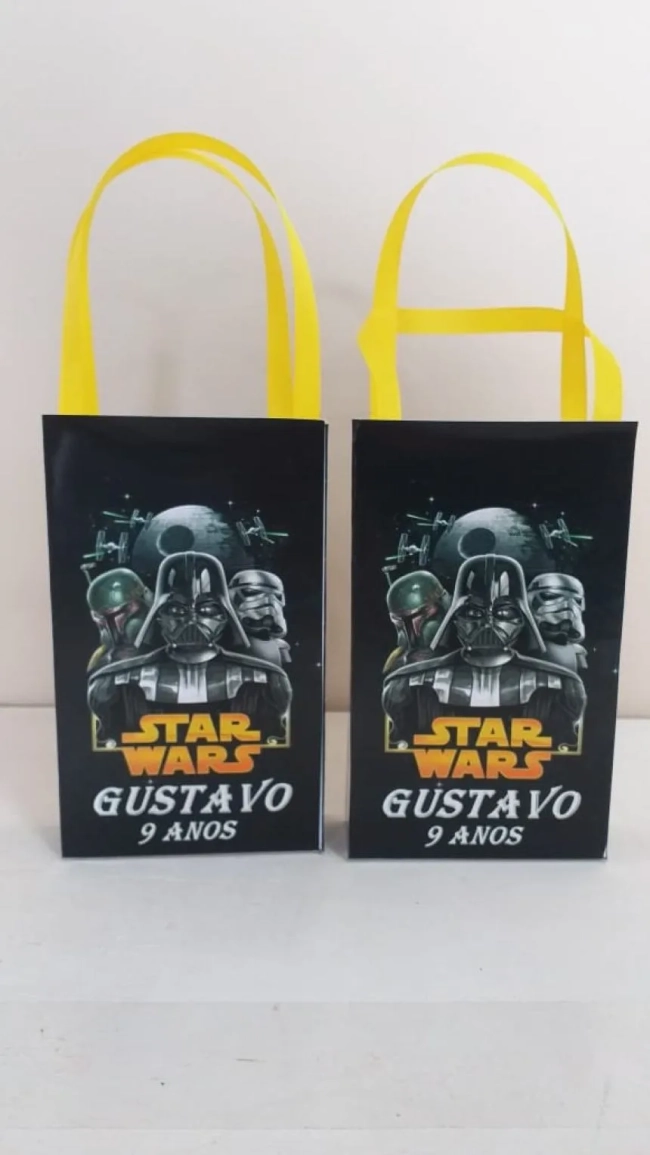 Sacolinhas Personalizadas Star Wars para Lembrancinhas