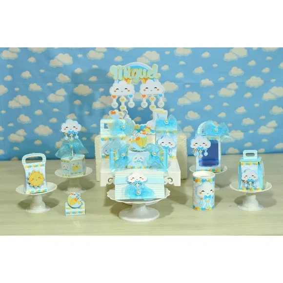 Kit 60 Lembrancinhas Chuva de Amor