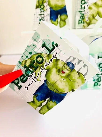 Kit 30 Lembrancinhas Hulk