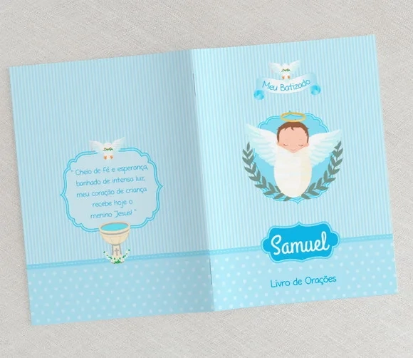 Livrinho De Orações Para Batizado -anjinho Baby