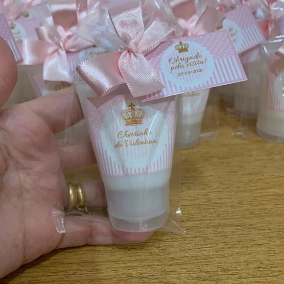 Lembrança Maternidade Hidratante Coroa Rosa