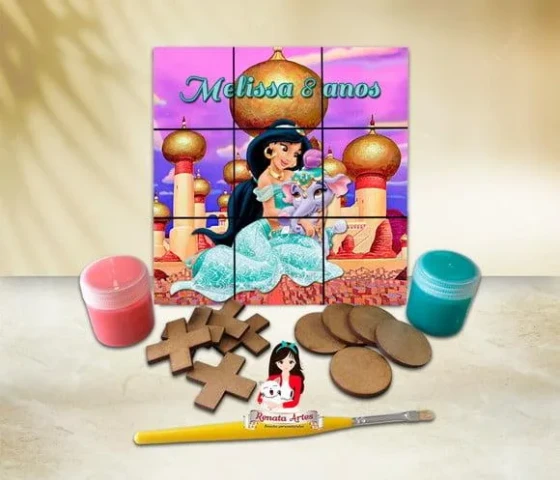 Jogo da Velha com Tinta Personalizado Jasmine
