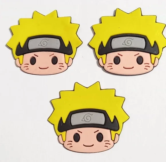 Aplique Naruto Emborrachado - 6 Unidades