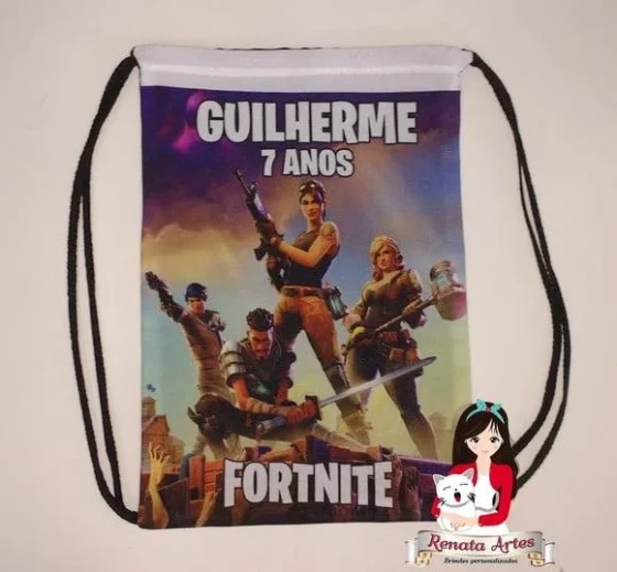 Mochila de Tecido Personalizada Fortinite