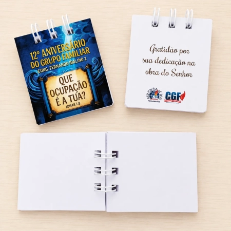 100 Blocos Minizinhos / Personalizados com sua arte ou logo