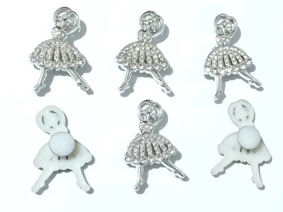 Pins para Sandália Bailarina Abs Pacote com 6 Unidades