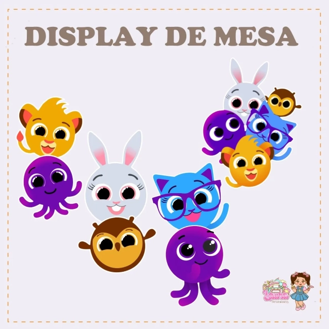 Kit Festa Só Um Bolinho BOLOFOFOS - Decoração de Festa